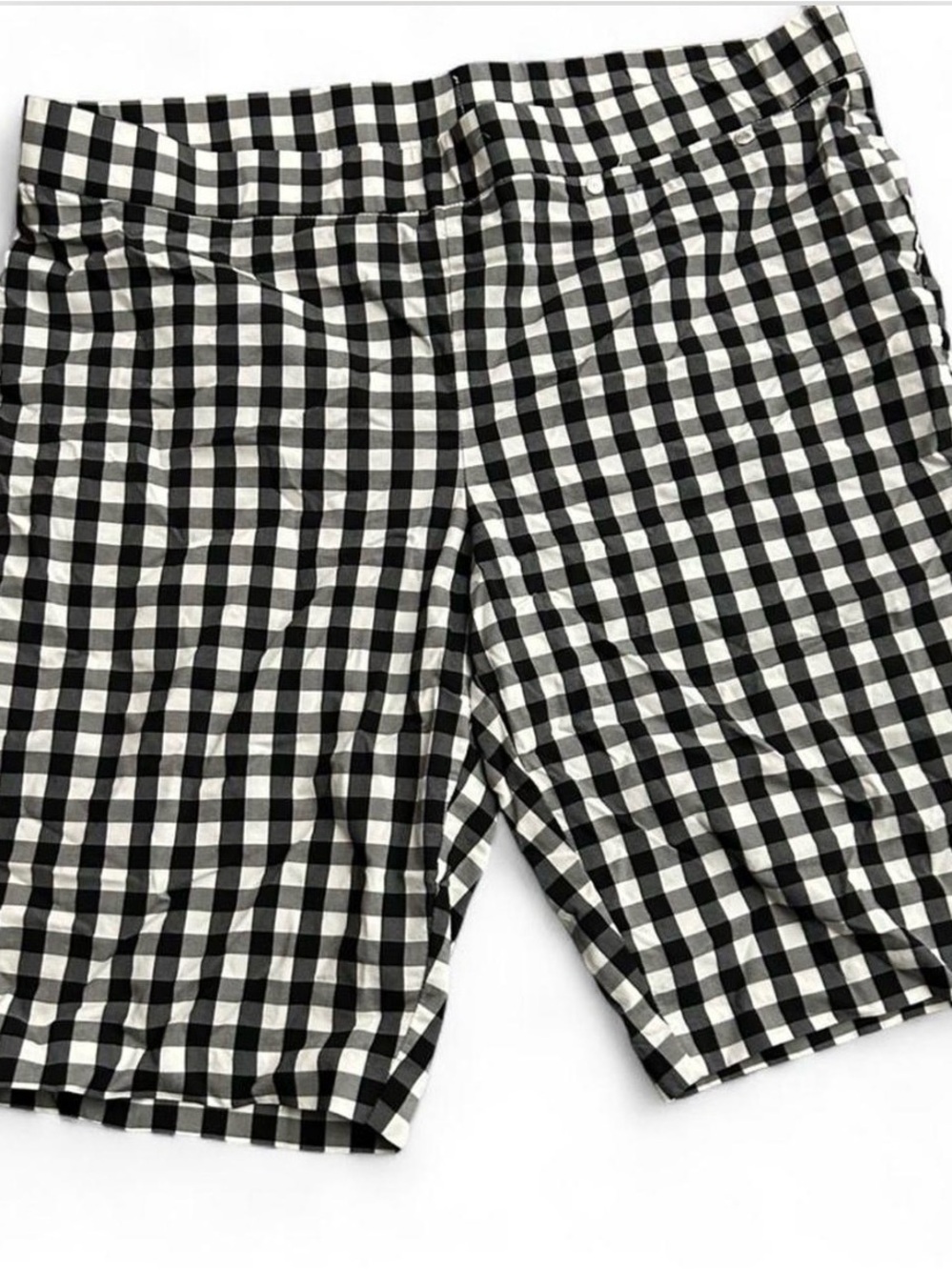 Black & White Gingham Shorts